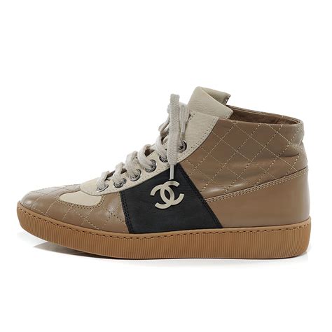 chanel quilted tennis shoes|chanel foldable flats.